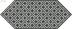 Плитка Kerama Marazzi Келуш черно белый 1 декор (14х34) арт. HGD\A480\35006